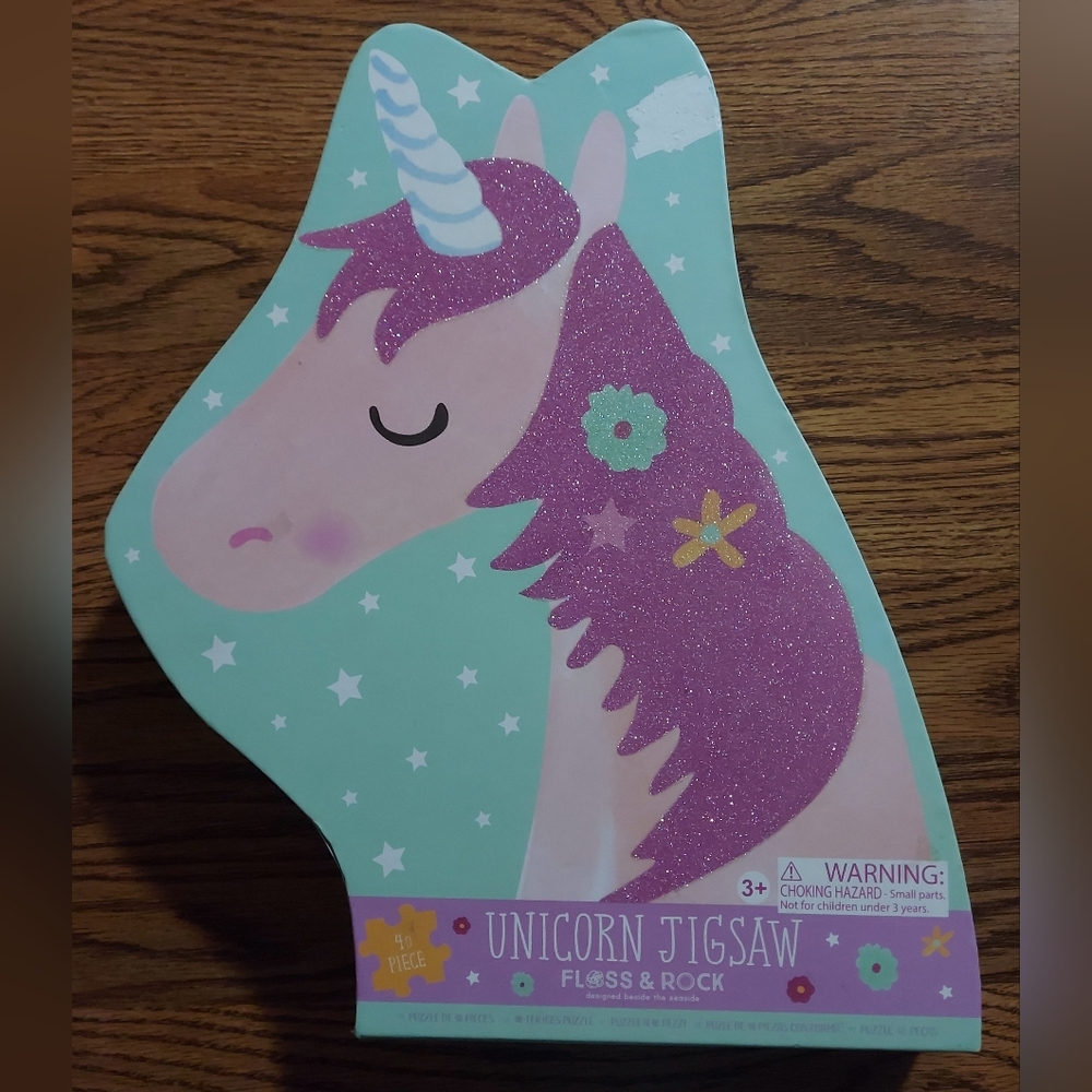 Floss & Rock Unicorn 40 Piece Jigsaw Puzzle